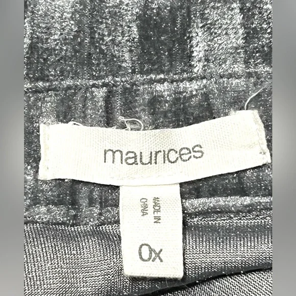 Maurices Metallic Gray Top - Picture 2 of 8